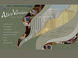 Сайт агентства ALICE VINOKUR