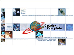 Сайт курьерской компании COURIER COMPLETE