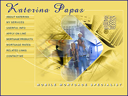 Разработка flash сайта Katerina Papas