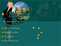 Разработка flash сайта Nadia Sarov