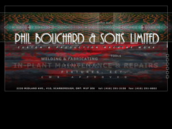 Разработка сайта компании PHIL BOUCHARD