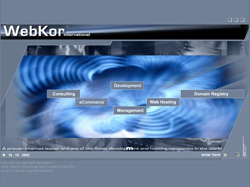 Разработка flash сайта WЕBКОR